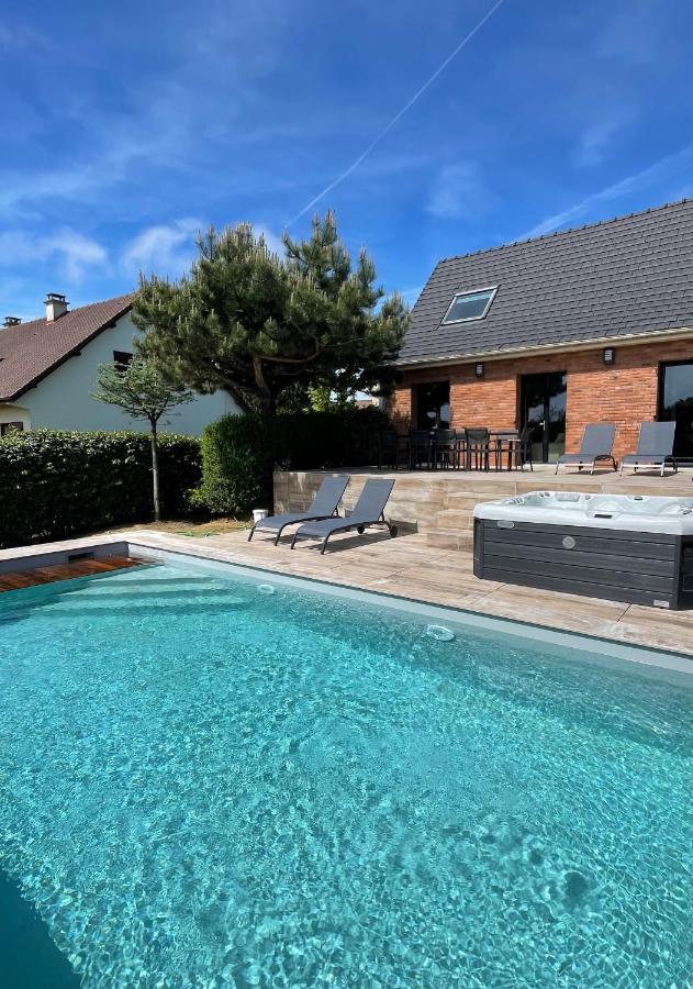 Superbe Maison Avec Piscine Et Jacuzzi Dans Les Dunes Ambleteuse Buitenkant foto